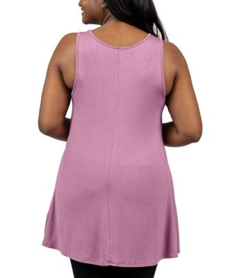 Plus Size Sleeveless Tunic Tank Top