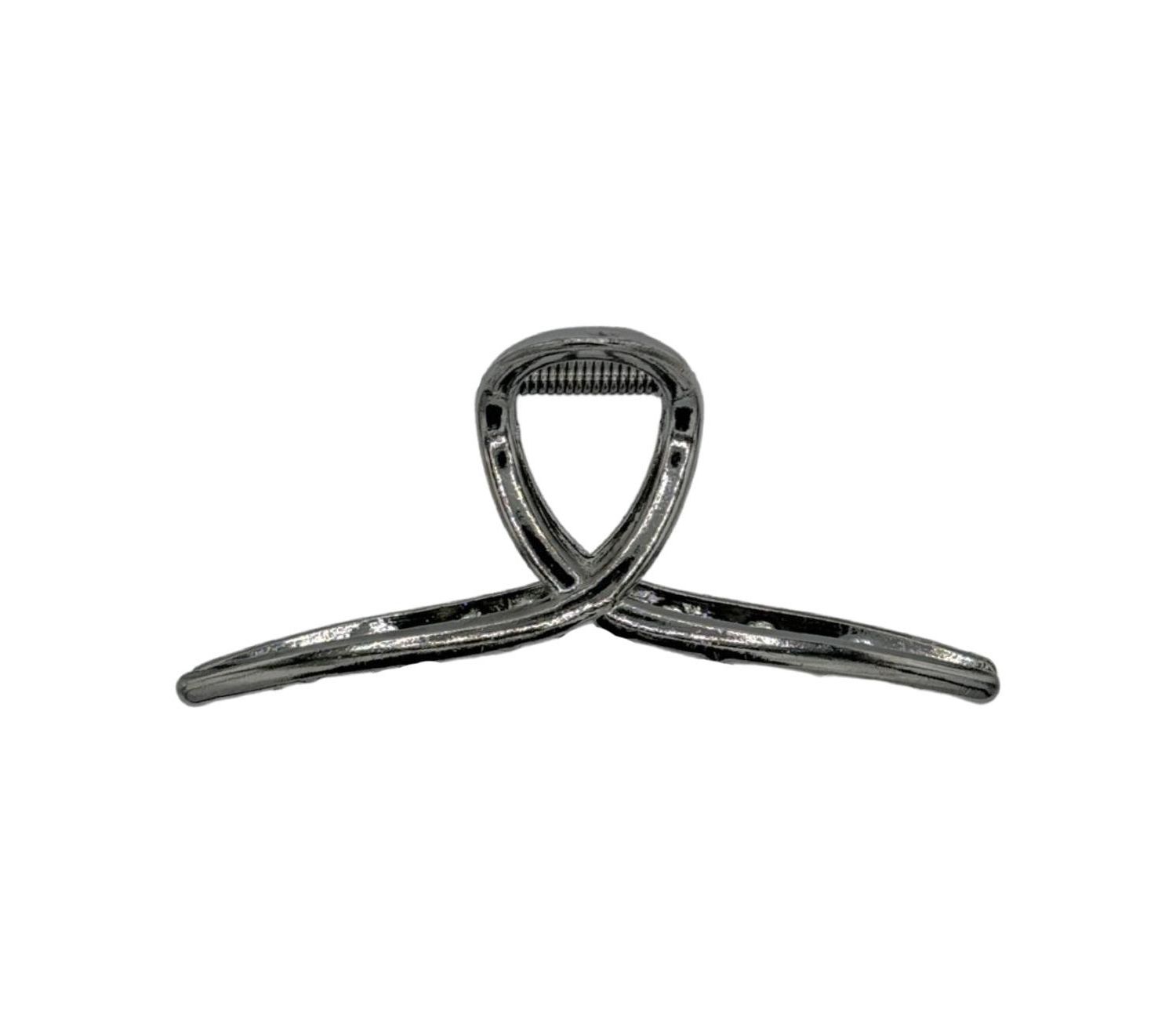 Women s Looped Claw Clip - Silver