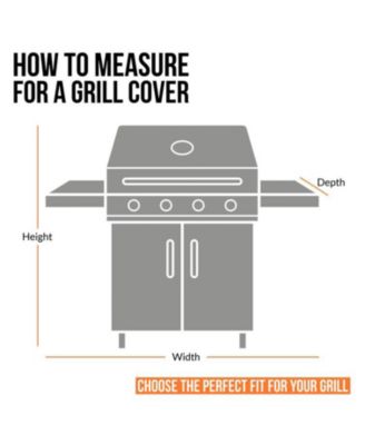 BBQ Grill Cover - Black - 43" x 26" x 30" Inch