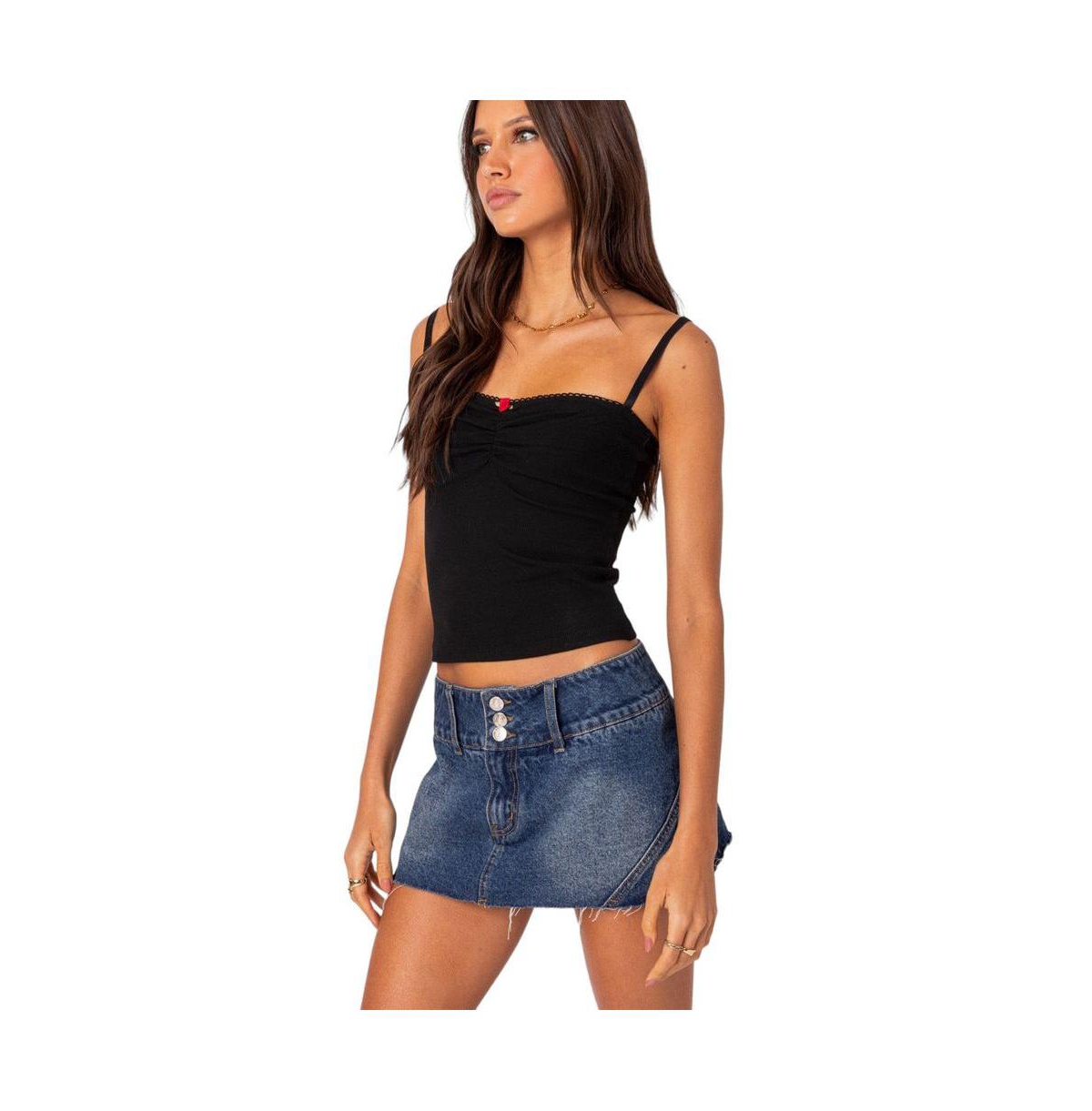 Edikted Women's Karlee Ribbed Tank Top