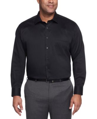 Van Heusen - Men's Big & Tall Solid Dress Shirt