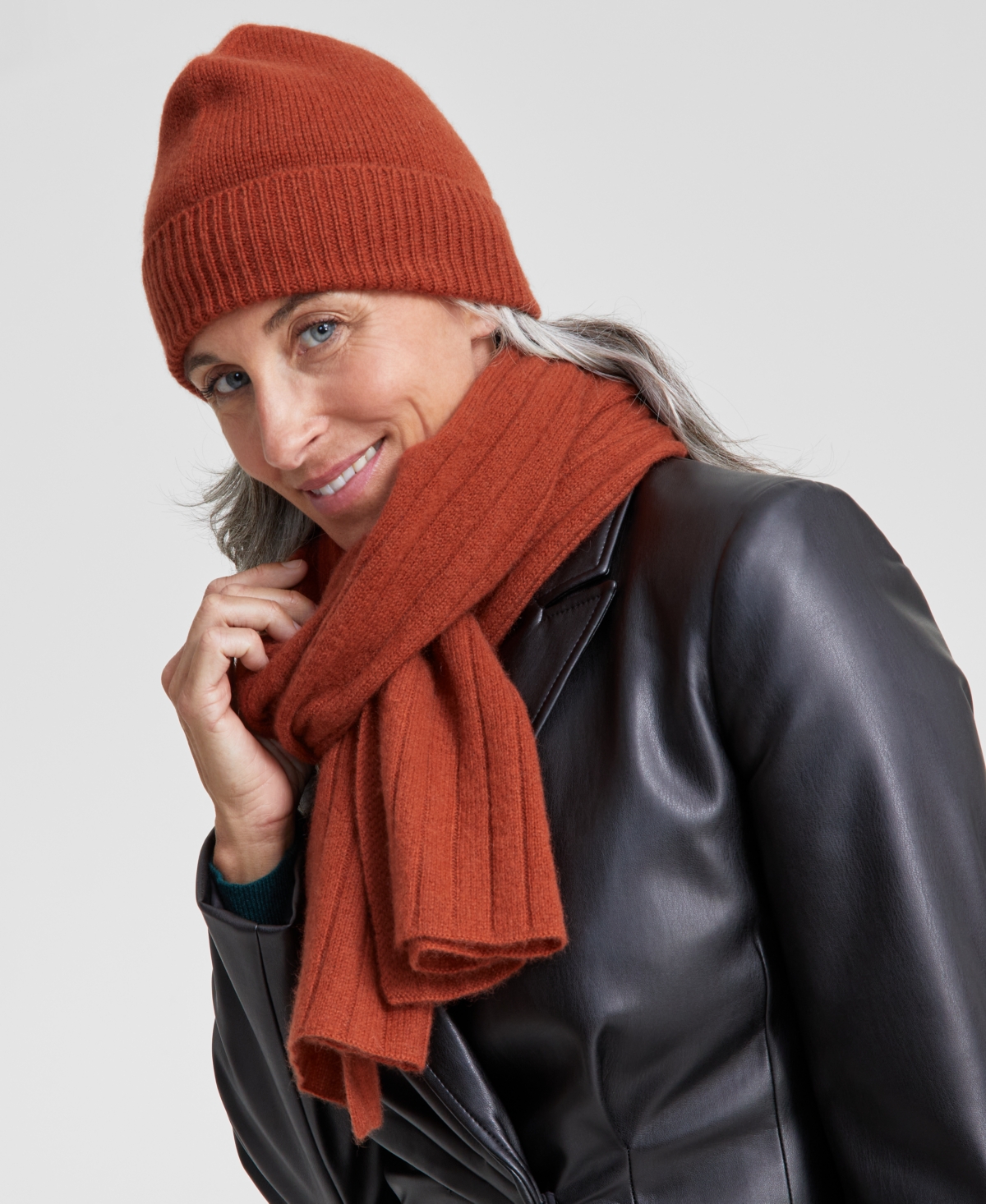 Charter Club 100% Cashmere Cuffed Beanie, Created for Macys