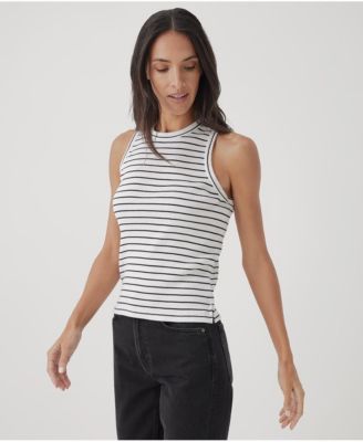 Women's Organic Cotton Favorite Rib Racerback Tank