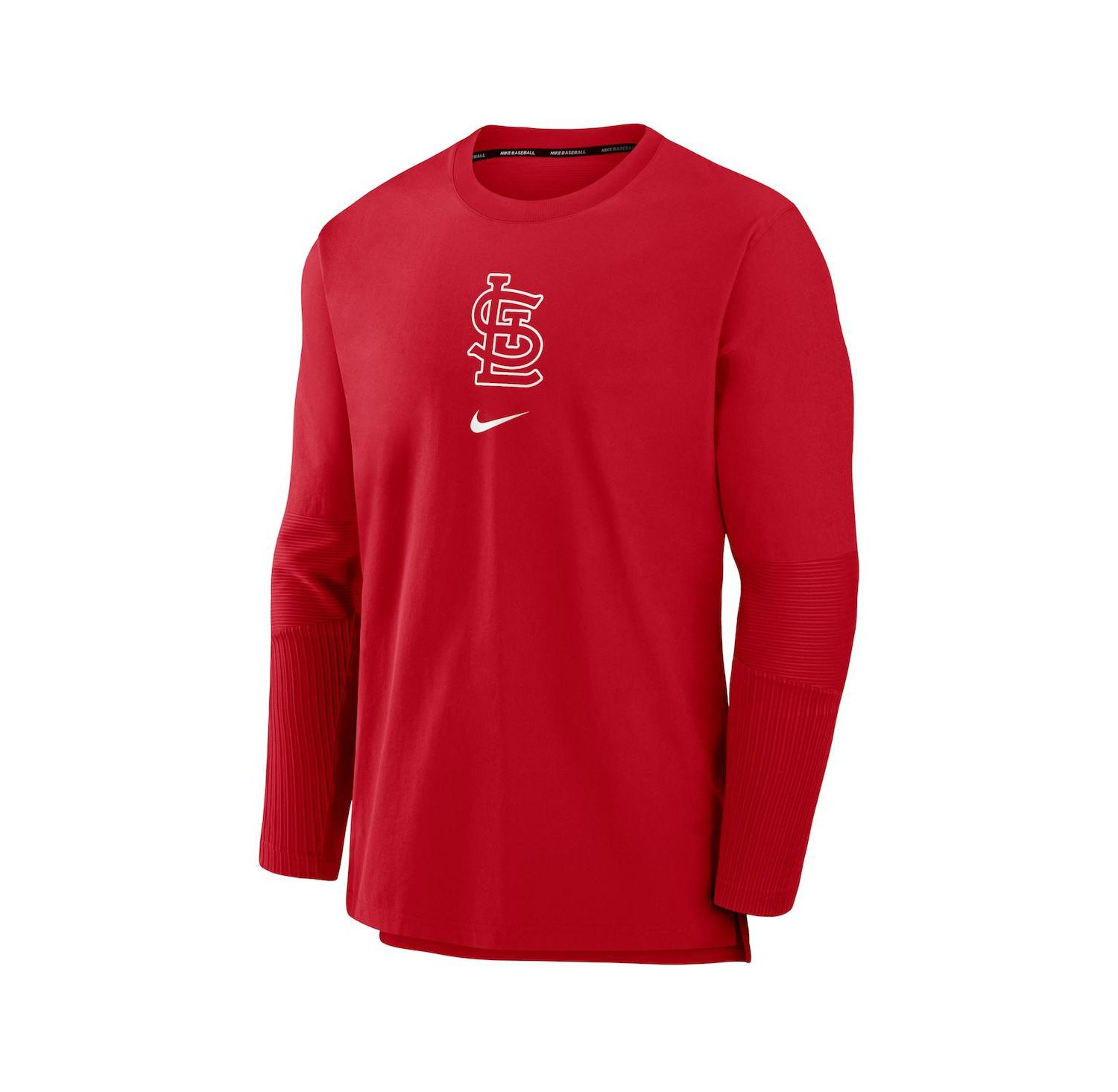 Men's Red St. Louis Cardinals Authentic Collection Player Performance Pullover Sweatshirt