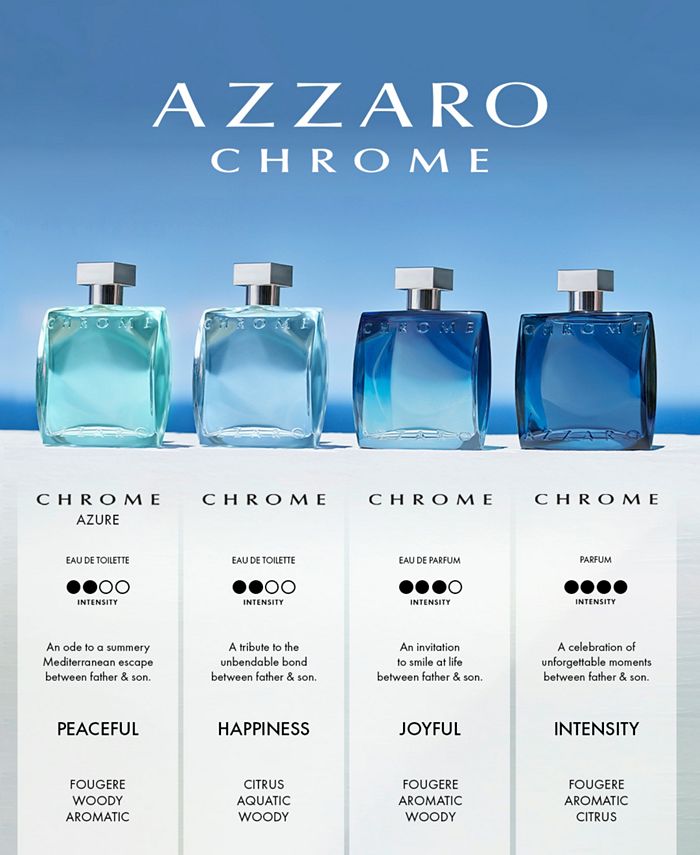 Azzaro Men's Chrome Azure Eau de Toilette Spray, 3.38 oz. - Macy's