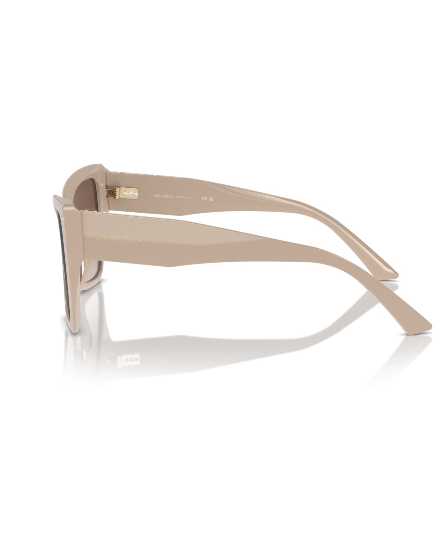 Женские солнцезащитные очки Jimmy Choo Sunglasses, JC5001B, цвет: Бежевый — фото 3