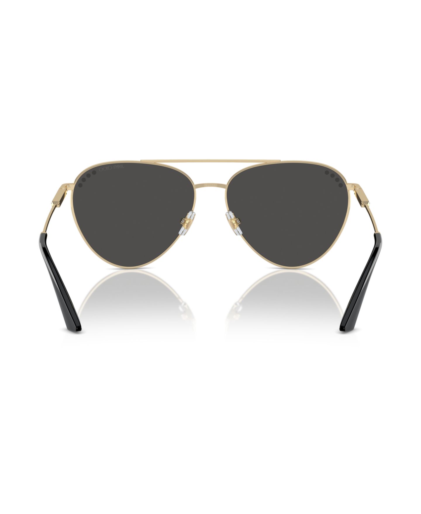 Женские солнцезащитные очки Jimmy Choo Sunglasses JC4002B, цвет: Тёмный серый — фото 4