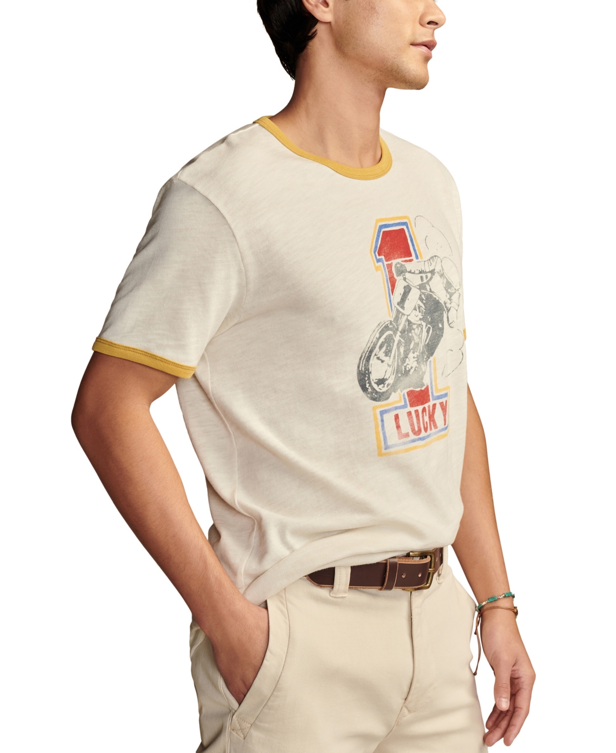 Lucky Brand Men's Lucky Number One T-shirts