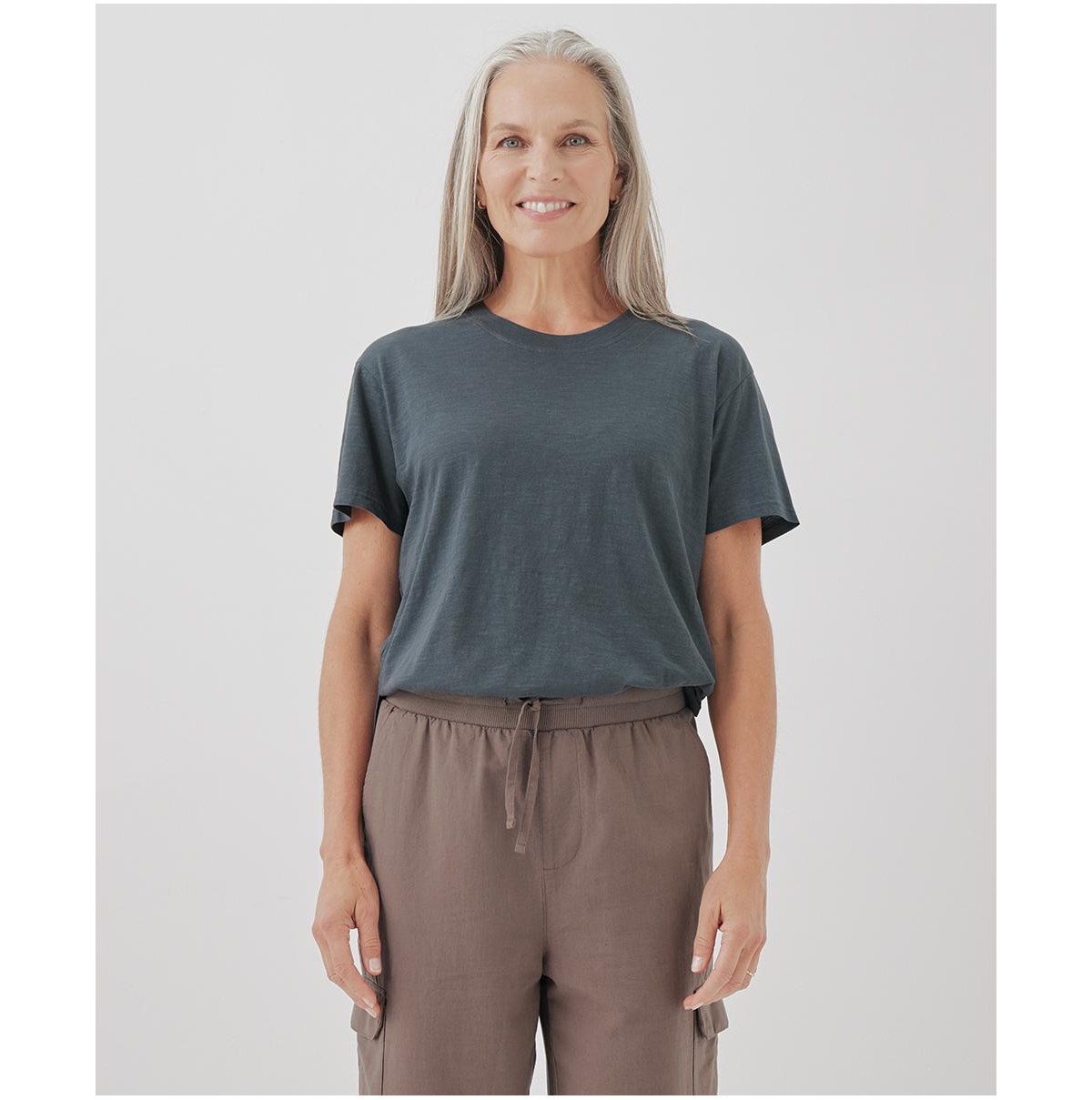 Pact Women's Featherweight Slub Oversized Tee