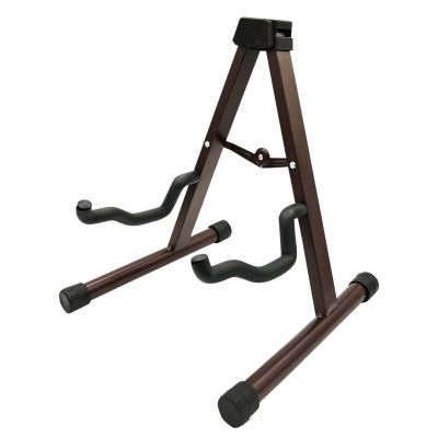 Double Guitar Stand Floor Adjustable Heavy Duty A Frame Folding Acoustic Electric Bass Mandolin Banjo Violin Holder Stands