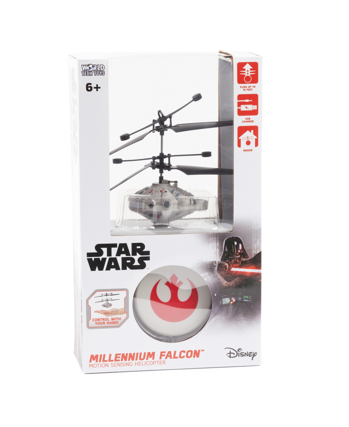 World Tech Toys Star Wars Millennium Falcon Sculpted Head Ufo Helicopter In Multi