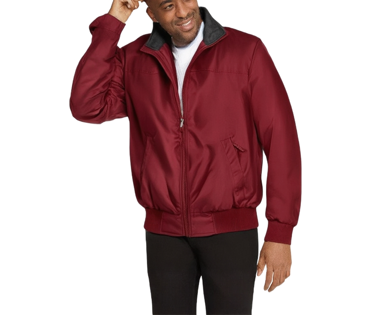 KingSize Big & Tall Fleece-Lined Bomber Jacket