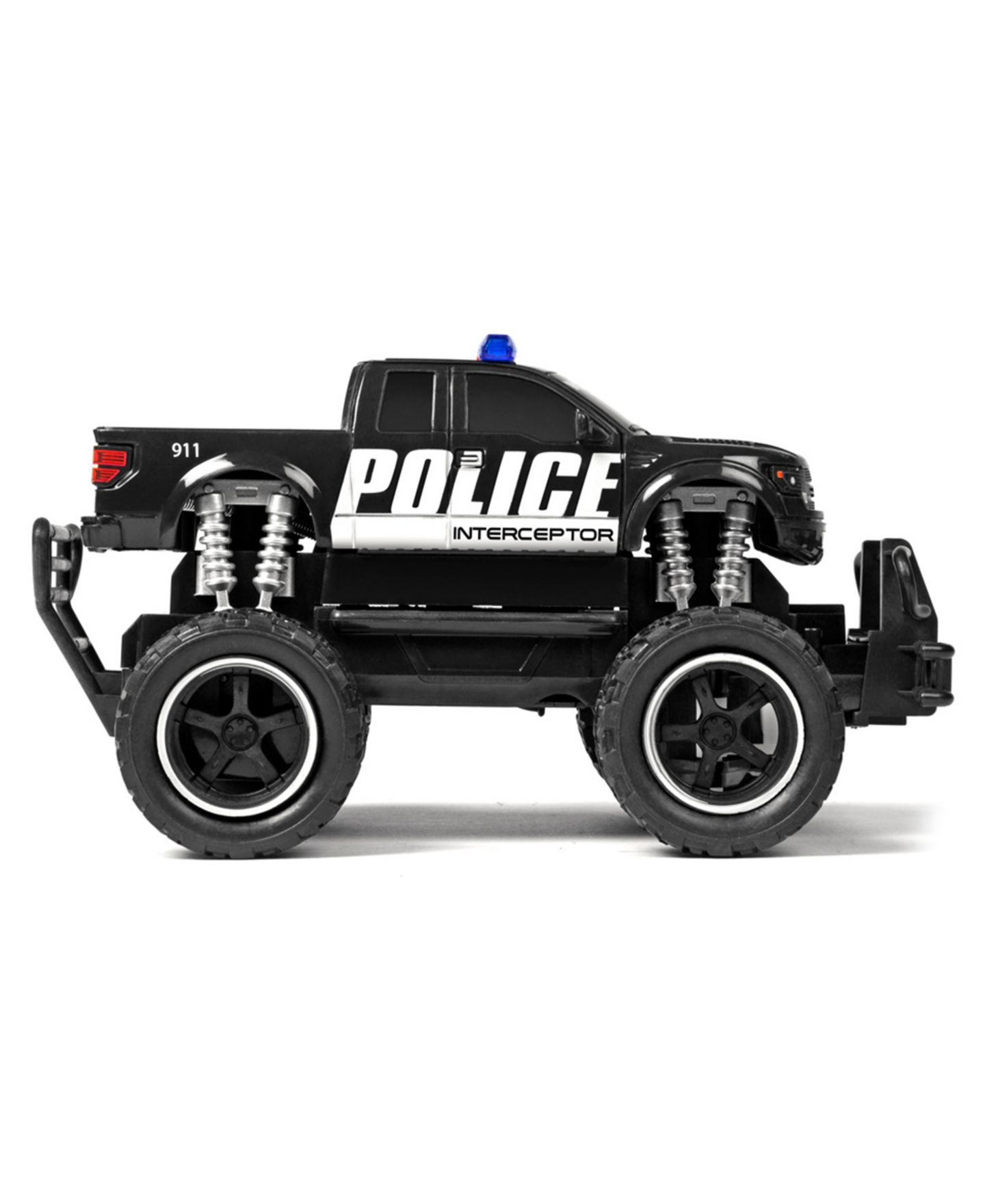 Детские игрушки World Tech Toys 1:24 Ford F-150 SVT Raptor Police Pursuit All-Terrain RC Monster Trucks, 2-Pack — фото 3