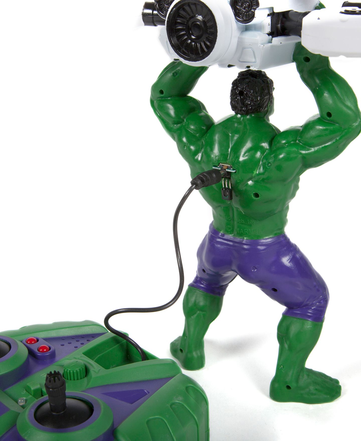 Детская игрушка World Tech Toys Marvel Avengers Hulk 2-Channel Infrared Remote Control Helicopter — фото 6