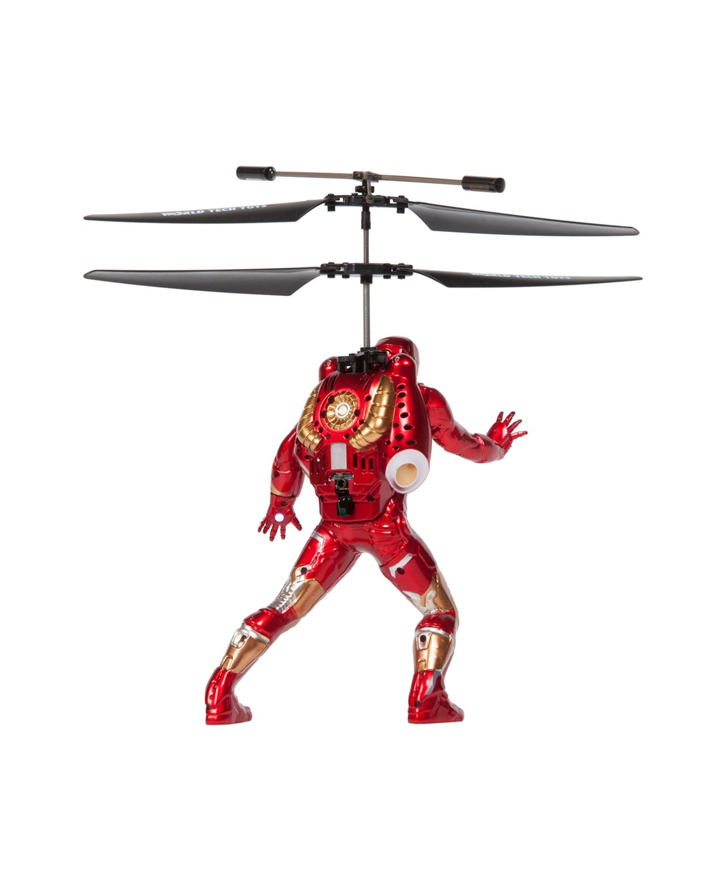 Детская игрушка World Tech Toys Avengers Iron Man Twin-Rotor LED Remote Control Helicopter — фото 4