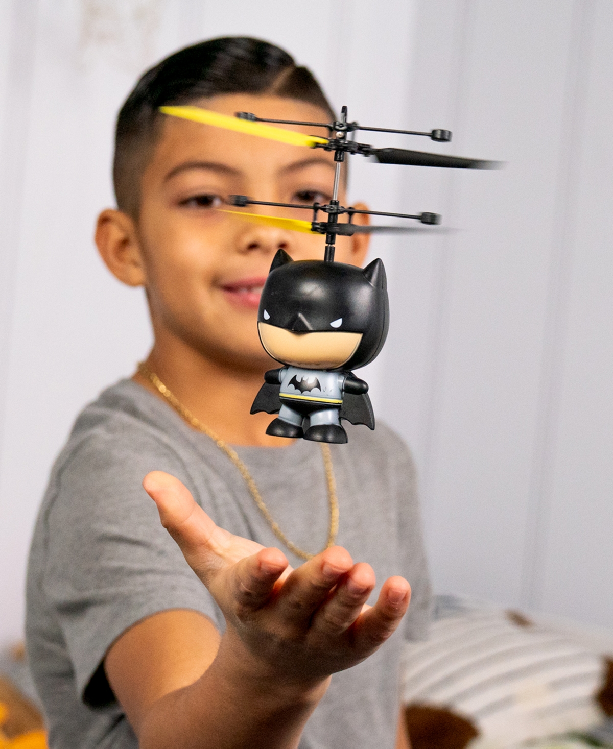 World Tech Toys Dc Batman 3.5 Inch Flying Character Ufo Helicopter In Multi