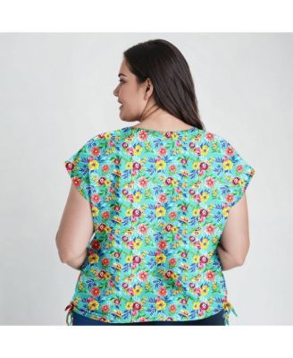 Plus Size Daphne Loose Swim Top