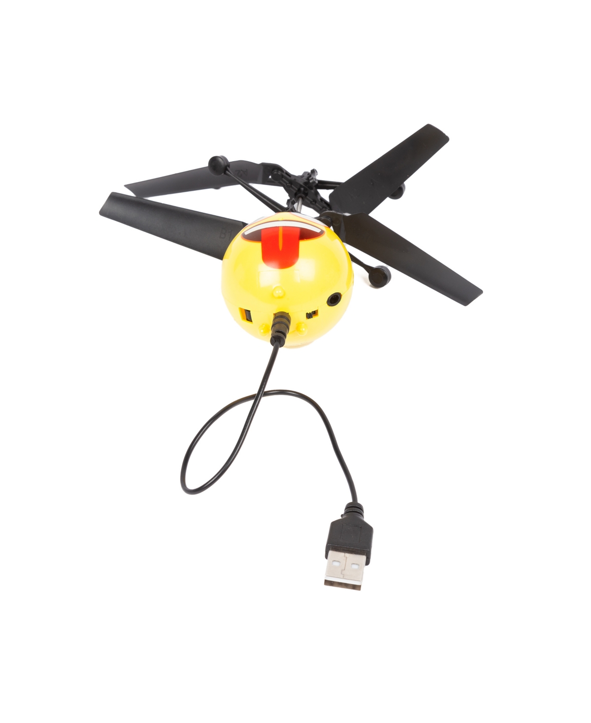World Tech Toys Crazy Face Emoji Ir Ufo Ball Helicopter In Multi
