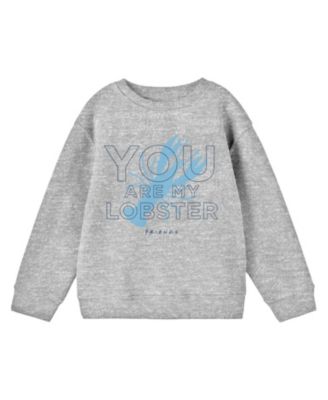 Boys TV Show You're My Lobster Youth Athletic Heather Long Sleeve Shirt