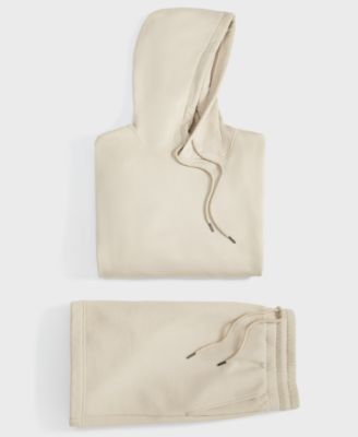 Men's Relaxed Fleece Hoodie & Pull-On Shorts, Created for Macy's