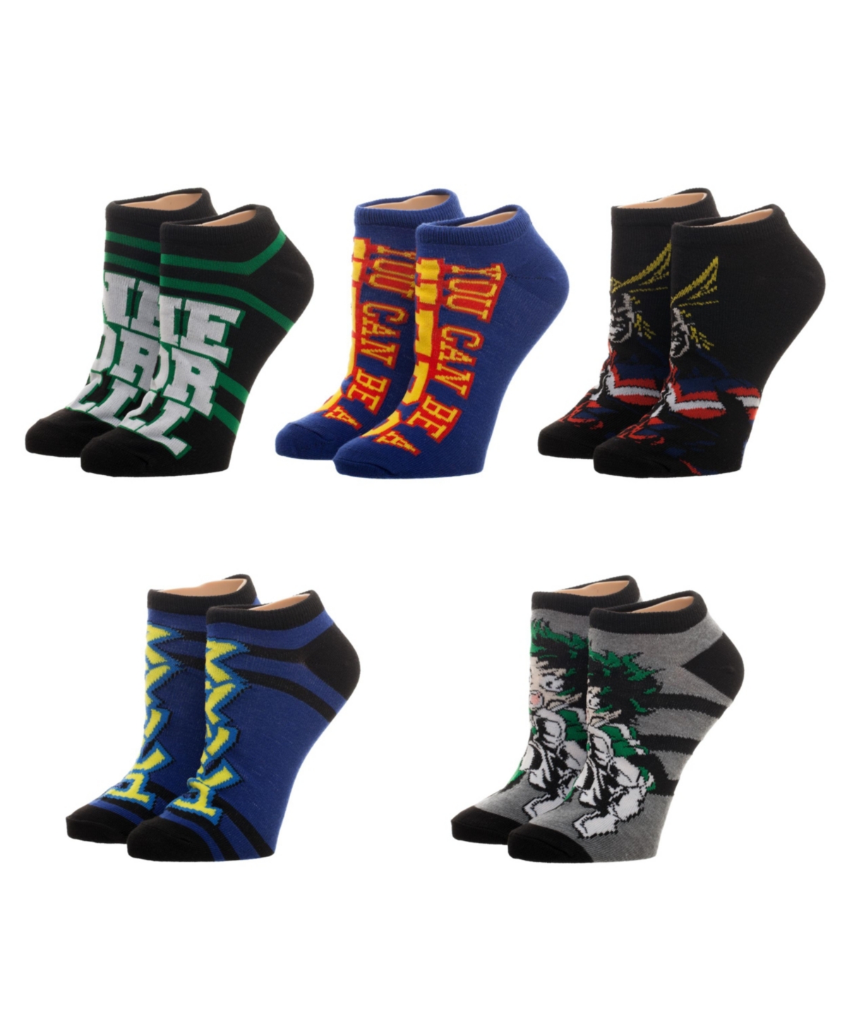 Men's Casual Ankle Socks for Men 5-Pack - Multicolored