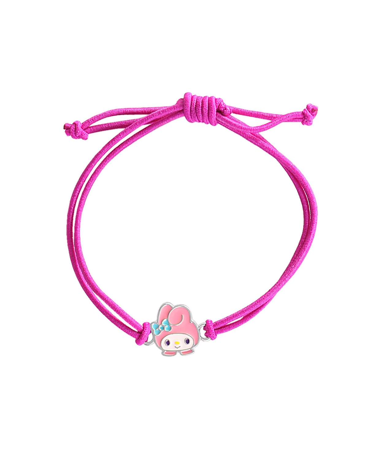 Hello Kitty Sanrio Cord Bracelet 3 Piece Set with Kuromi, My Melody - purple