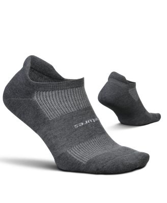 Men's High Performance Max Cushion Ankle Sock - No Show Socks for Women & Men with Heel Tab