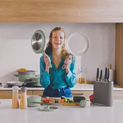 Balance Non-stick Ceramic Frying Pan 12.5", Recycled Aluminum