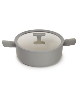 Balance Non-stick Ceramic Stockpot 11", 6.5qt. With Glass Lid, Recycled Aluminum