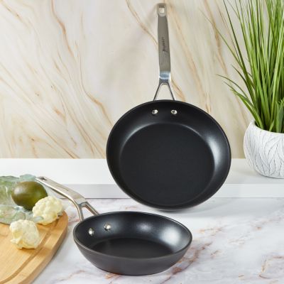 Essentials Non-stick Hard Anodized Fry Pan 8", Black