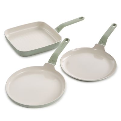 Balance 3Pc Non-stick Ceramic Specialty Cookware Set, Recycled Aluminum