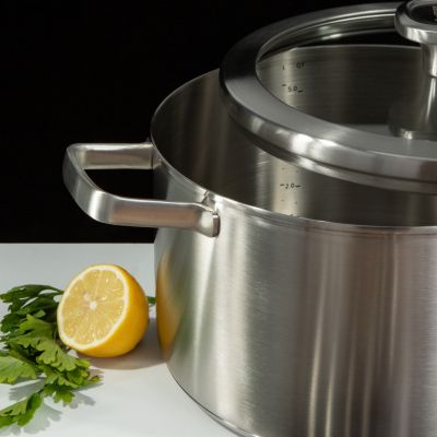 Graphite 3Pc Recycled 18/10 Stainless Steel Steamer Set