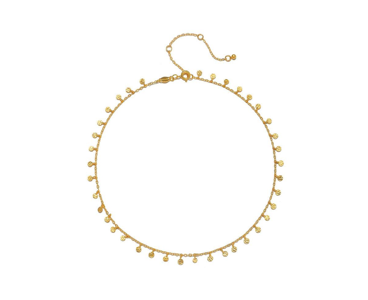 Shimmering Sky Choker Necklace - Gold