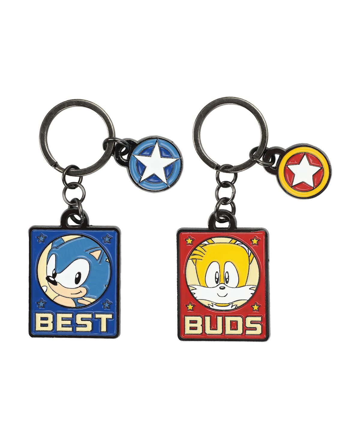 Sonic & Tails Best Buds Keychains (Set of 2) - Multicolored