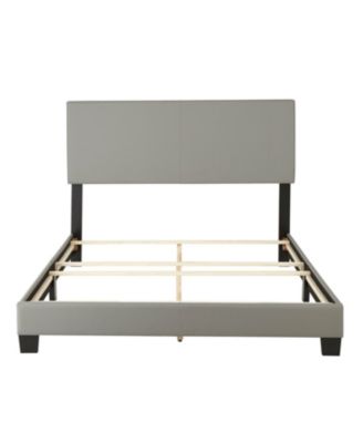 Florence Leatherette Upholstered Platform Bed Frame with Adjustable Headboard - Boyd Sleep