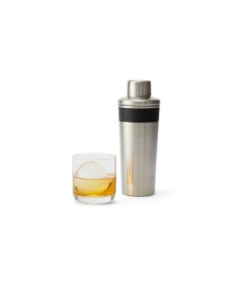 18 oz Double Insulated Stainless Steel Cocktail Shaker with 1.5 oz  shot Cap and Strainer