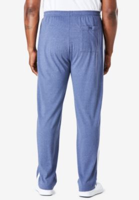 Big & Tall Lightweight Jersey Side-Striped Sweatpants