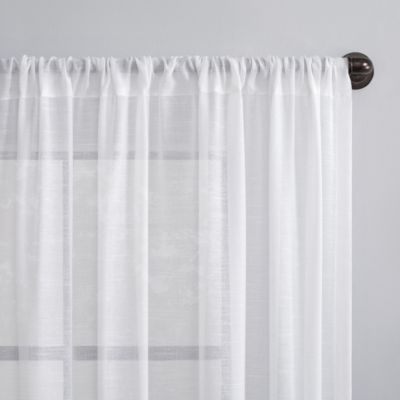 Slub Textured Linen Blend Curtain
