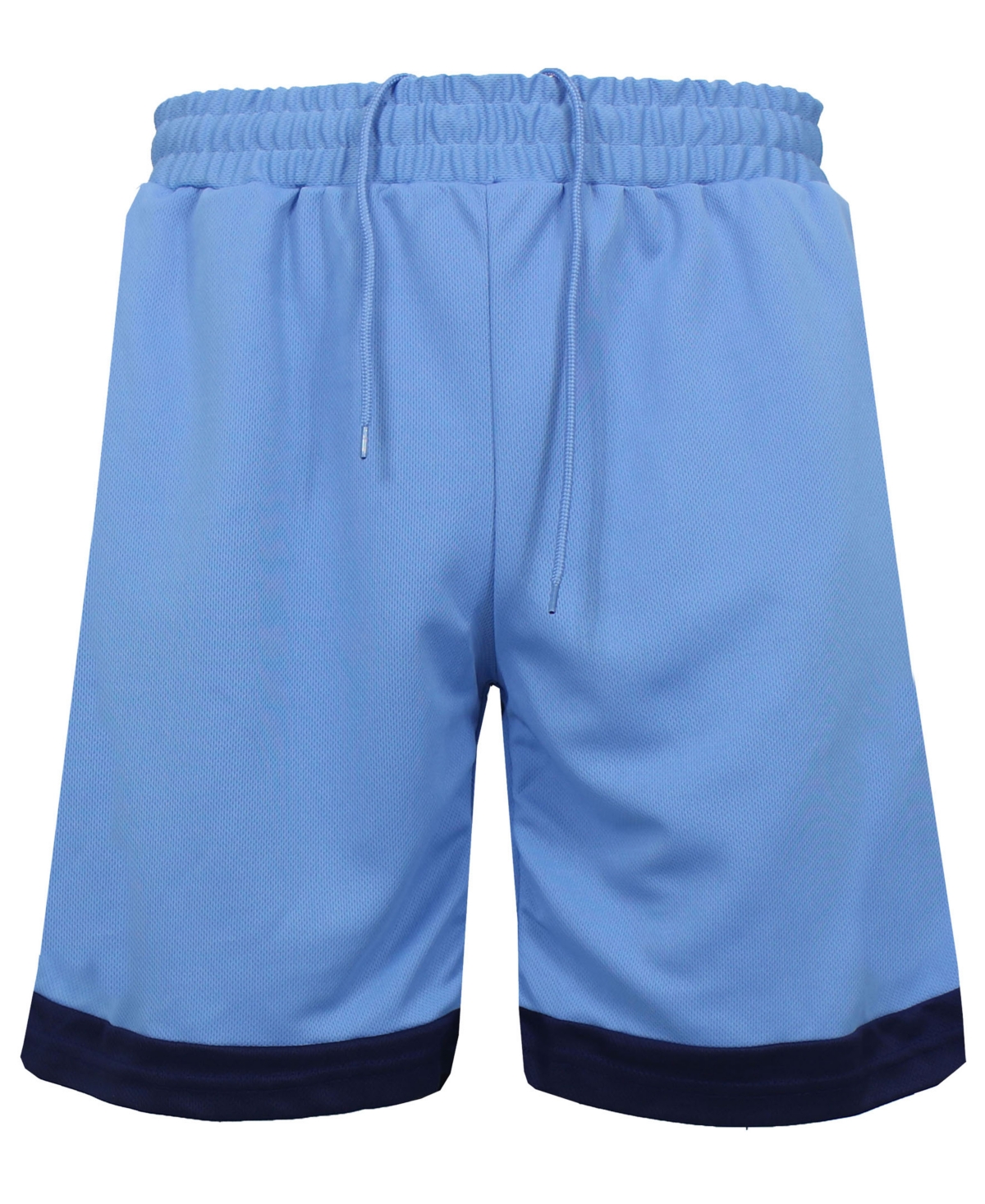 Galaxy By Harvic Men's Premium Active Moisture Wicking Workout Mesh Shorts With Trim In Navy,red