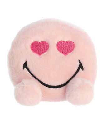 Aurora Mini Palm Pals Heart Eyes SMILEYWORLD Vibrant Plush Toy Pink 4" - Macy's