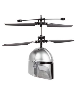 Star Wars The Mandalorian Mando Helmet Sculpted Head UFO Helicopter