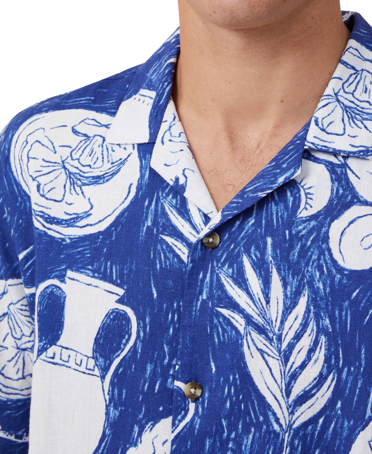 Shop Cotton On Men's Cabana Short Sleeve Shirt In Black Grid