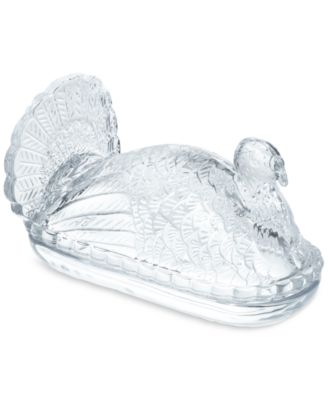 Godinger - Harvest Turkey Covered Glass Crystal Box