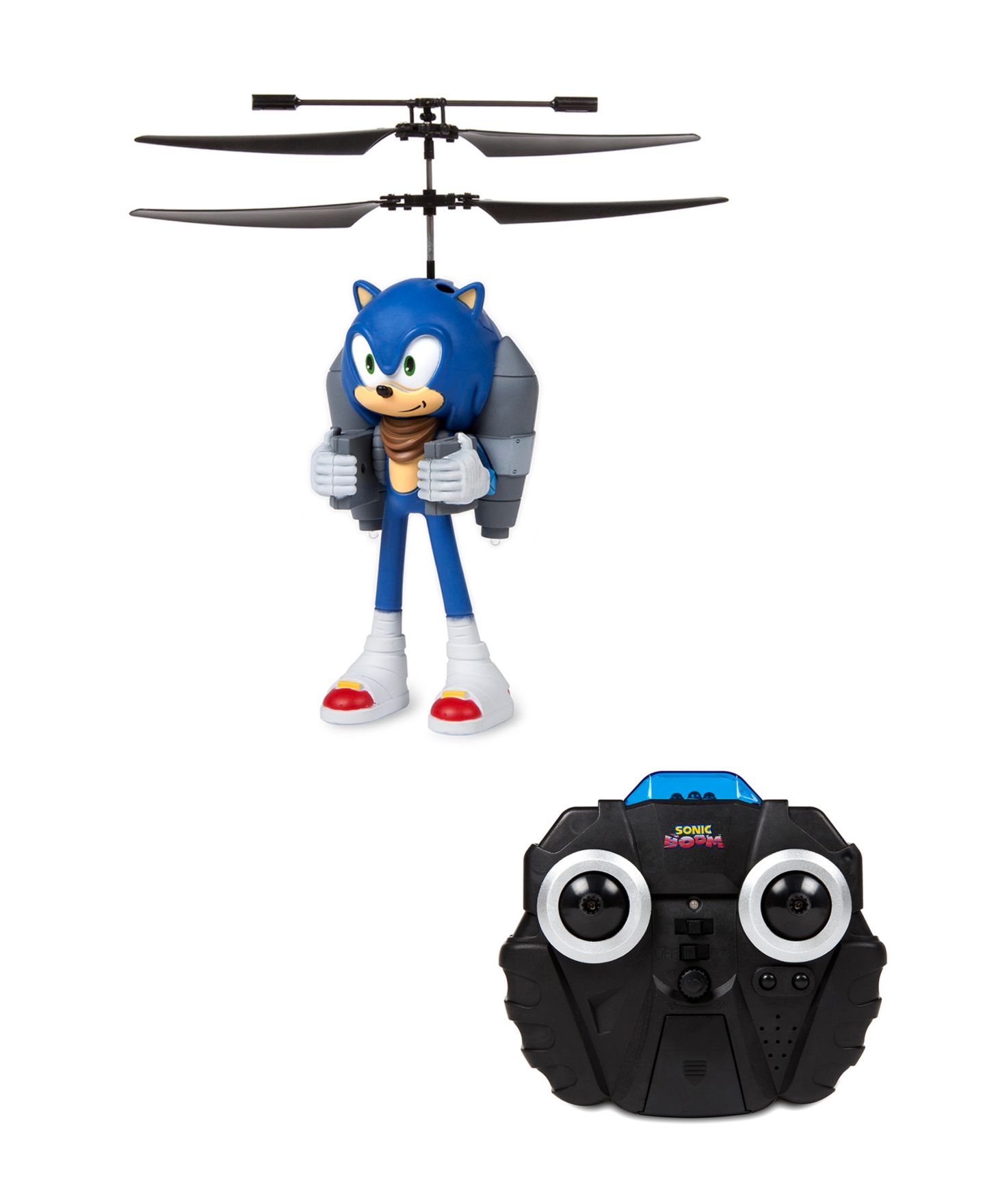 Детская игрушка World Tech Toys Sonic Boom Twin Rotor 2.5 Channel IR Flying Figure Helicopter — фото 1