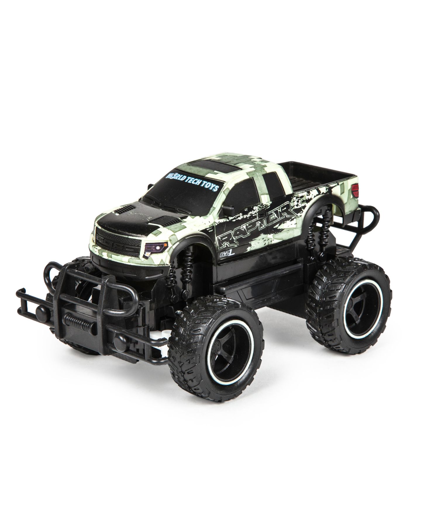 Детская игрушка World Tech Toys Digital Camo 1:24 Licensed Ford F-150 SVT Raptor RC Truck — фото 3