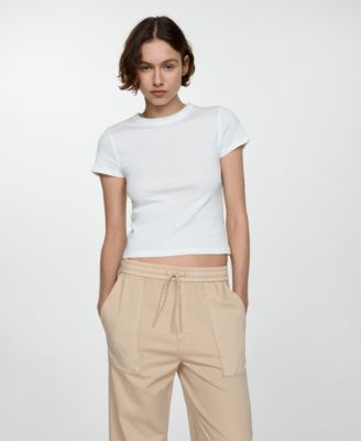 Women's Drawstring Slouchy Jeans