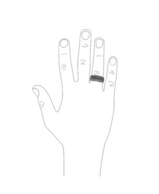 Men's Inside Out Two Tone Black Silver Masculine Tire Track Ring Band Heavy Solid Silver Wide 8MM