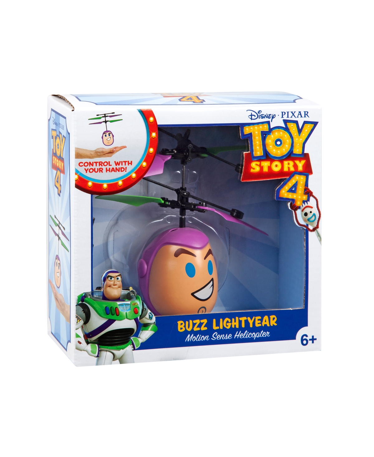 World Tech Toys Pixar Toy Story Emoji Buzz Lightyear Ir Ufo Ball Helicopter In Multi