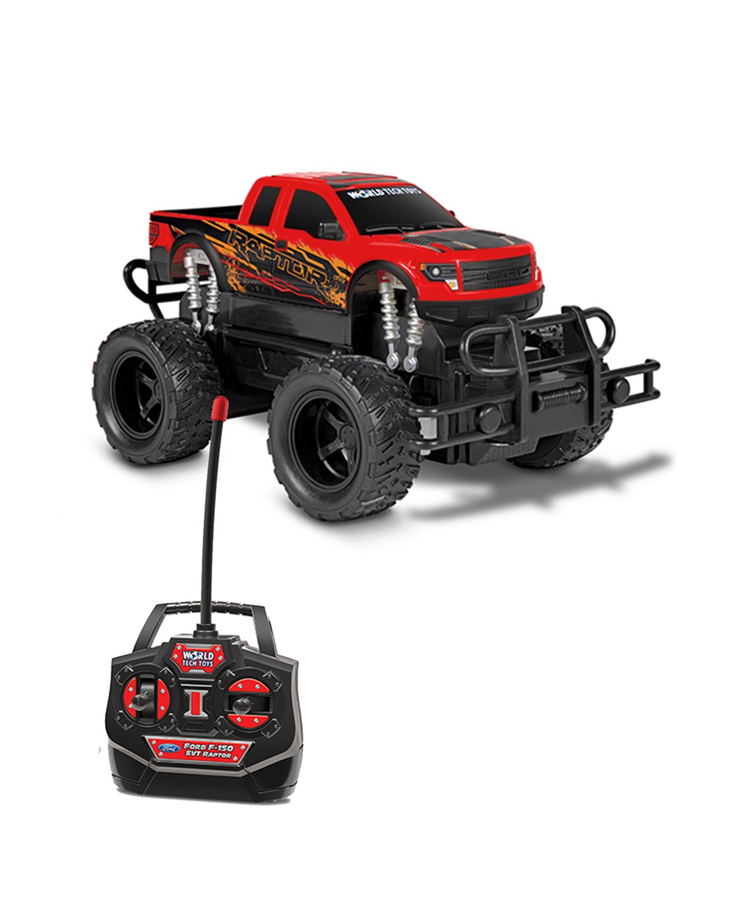 Детская игрушка World Tech Toys 1:24 Licensed SVT Raptor All-Terrain RC Monster Truck, цвет: Разноцветный — фото 2