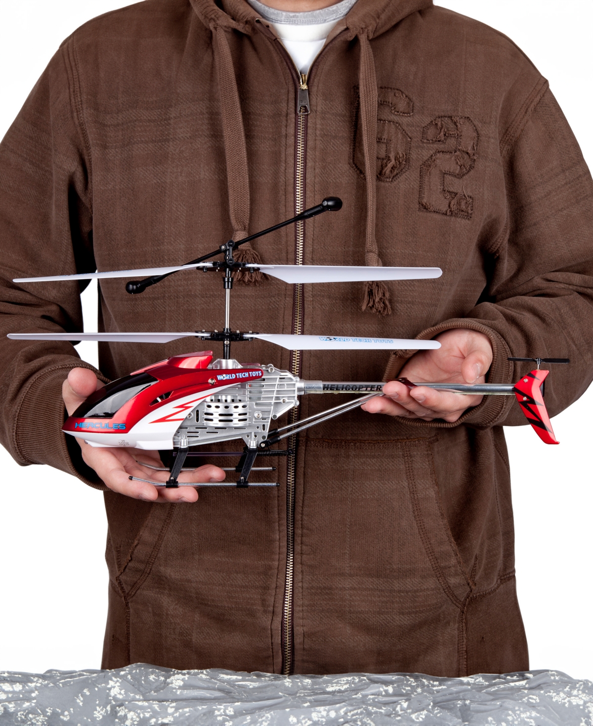World Tech Toys 3.5ch Hercules Remote Control Unbreakable Gyro Helicopter In Multi